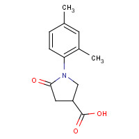 133748-22-8 1-(2,4-DIMETHYL-PHENYL)-5-OXO-PYRROLIDINE-3-CARBOXYLIC ACID chemical structure