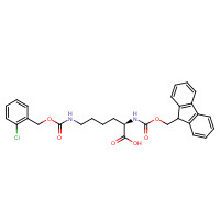 133970-31-7 N-(9-Fluorenylmethyloxycarbonyl)-N'-(2-chlorobenzyloxycarbonyl)-L-lysine chemical structure