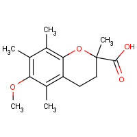 135806-59-6 (S)-6-METHOXY-2,5,7,8-TETRAMETHYLCHROMANE-2-CARBOXYLIC ACID chemical structure