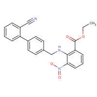 136285-67-1 2-[[(2'-Cyano[1,1'-biphenyl]-4-yl)methyl]amino]-3-nitro-benzoic acid ethyl ester chemical structure