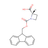 136552-06-2 (S)-N-FMOC-AZETIDINE-2-CARBOXYLIC ACID chemical structure
