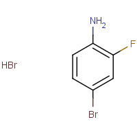 136790-70-0 4-BROMO-2-FLUOROANILINE HYDROBROMIDE chemical structure