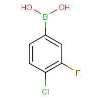 137504-86-0 4-Chloro-3-fluorobenzeneboronic acid chemical structure