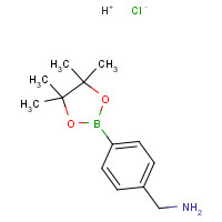 138500-88-6 4-AMINOMETHYLPHENYLBORONIC ACID,PINACOL ESTER,HCL chemical structure