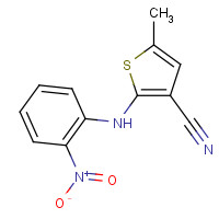 138564-59-7 5-Methyl-2-[(2-nitrophenyl)amino]thiophene-3-carbonitrile chemical structure
