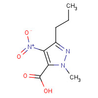 139756-00-6 1-METHYL-4-NITRO-3-PROPYL-1H-PYRAZOLE-5-CARBOXYLIC ACID chemical structure