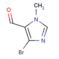 141524-74-5 4-BROMO-1-METHYL-1H-IMIDAZOLE-5-CARBOXALDEHYDE chemical structure