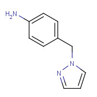 142335-61-3 4-(1H-Pyrazol-1-ylmethyl)aniline chemical structure