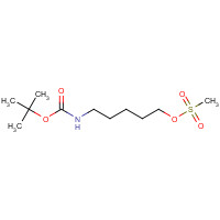 142342-55-0 METHANESULFONIC ACID 5-BOC-AMINO-PENTYL ESTER chemical structure