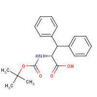 143060-31-5 (R)-N-Boc-2-amino-3,3-diphenylpropionic acid chemical structure