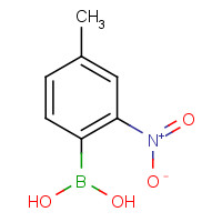 143697-03-4 (4-METHYL-2-NITRO)BENZENEBORONIC ACID chemical structure