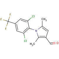 144890-91-5 1-[2,6-DICHLORO-4-(TRIFLUOROMETHYL)PHENYL]-2,5-DIMETHYL-1H-PYRROLE-3-CARBALDEHYDE chemical structure