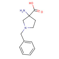 145602-87-5 3-AMINO-1-BENZYLPYRROLIDINE-3-CARBOXYLIC ACID chemical structure