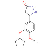 145743-47-1 5-[3-(CYCLOPENTYLOXY)-4-METHOXYPHENYL]PYRAZOLIDIN-3-ONE chemical structure