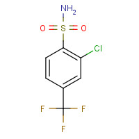 146533-47-3 2-CHLORO-4-(TRIFLUOROMETHYL)BENZENESULFONAMIDE chemical structure