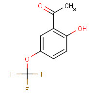 146575-64-6 1-(2-HYDROXY-5-TRIFLUOROMETHOXY-PHENYL)-ETHANONE chemical structure