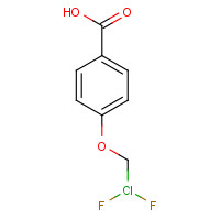 147992-34-5 4-(DIFLUOROCHLOROMETHOXY)BENZOIC ACID chemical structure