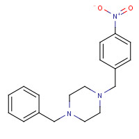148120-37-0 1-BENZYL-4-(4-NITROBENZYL)PIPERAZINE chemical structure
