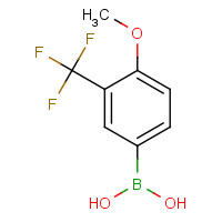 149507-36-8 3-TRIFLUOROMETHYL-4-METHOXY-PHENYLBORONIC ACID chemical structure