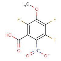 149707-41-5 2,4,5-TRIFLUORO-3-METHOXY-6-NITROBENZOIC ACID chemical structure