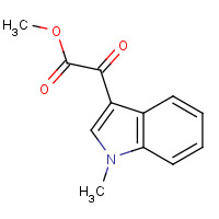 151490-40-3 2-(1-METHYL-1H-INDOL-3-YL)-2-OXOACETIC ACID METHYL ESTER chemical structure