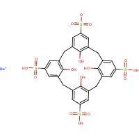 151657-13-5 4-SULFOCALIX[4]ARENE SODIUM SALT chemical structure