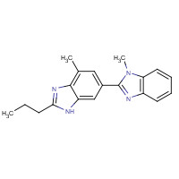 152628-02-9 2-n-Propyl-4-methyl-6-(1-methylbenzimidazole-2-yl)benzimidazole chemical structure