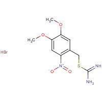 155614-05-4 S-(4,5-DIMETHOXY-2-NITROBENZYL)ISOTHIOURONIUM BROMIDE chemical structure
