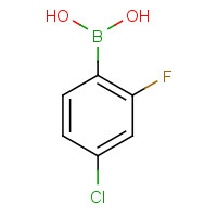 160591-91-3 4-Chloro-2-fluorophenylboronic acid chemical structure