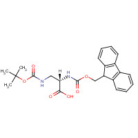 162558-25-0 N-Fmoc-N'-Boc-L-2,3-Diaminopropionic acid chemical structure
