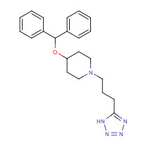 162641-16-9 4-(DIPHENYLMETHOXY)-1-[3-(1H-TETRAZOL-5-YL)PROPYL]-PIPERIDINE chemical structure