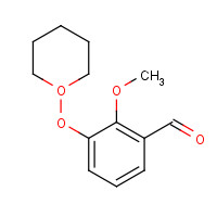 163041-68-7 4-TETRAHYDROPYRANOXY-2-METHOXYBENZALDEHYDE chemical structure