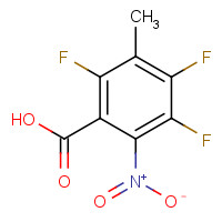 167887-95-8 2,4,5-TRIFLUORO-3-METHYL-6-NITROBENZOIC ACID chemical structure