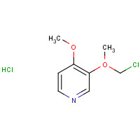 169905-10-6 2-CHLOROMETHYL-3,4-DIMETHOXY PYRIDINE HYDROCHLORIDE chemical structure