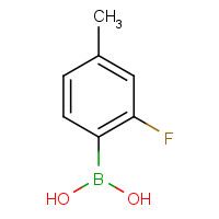 170981-26-7 2-Fluoro-4-methylphenylboronic acid chemical structure