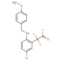 173676-54-5 4-Chloro-N-(4-methoxybenzyl)-2-(trifluoroacetyl)aniline chemical structure