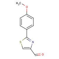 174006-71-4 2-(4-METHOXY-PHENYL)-THIAZOLE-4-CARBALDEHYDE chemical structure