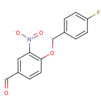 175136-18-2 4-(4-FLUOROBENZYLOXY)-3-NITROBENZALDEHYDE chemical structure