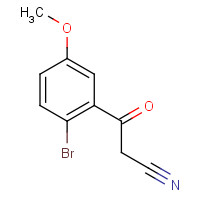 175136-65-9 3-(2-BROMO-5-METHOXYPHENYL)-3-OXOPROPANENITRILE chemical structure