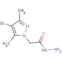 175137-56-1 2-(4-BROMO-3,5-DIMETHYL-1H-PYRAZOL-1-YL)ETHANOHYDRAZIDE chemical structure
