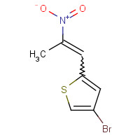 175205-19-3 4-BROMO-2-(2-NITROPROP-1-ENYL)THIOPHENE chemical structure