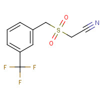 175276-81-0 3-(TRIFLUOROMETHYL)BENZYLSULFONYL ACETONITRILE chemical structure
