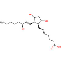 177020-26-7 8-ISO PROSTAGLANDIN F2BETA chemical structure