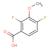 178974-97-5 2,4-Difluoro-3-methoxybenzoic acid chemical structure