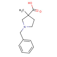 181114-74-9 1-BENZYL-3-METHYL-PYRROLIDINE-3-CARBOXYLIC ACID chemical structure