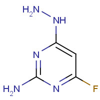 188987-85-1 2-AMINO-6-FLUORO-4-HYDRAZINOPYRIMIDINE chemical structure
