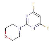 189003-02-9 2-MORPHOLINO-4,6-DIFLUORO-PYRIMIDINE chemical structure