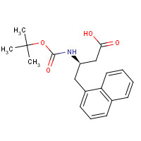 190190-49-9 BOC-(R)-3-AMINO-4-(1-NAPHTHYL)-BUTYRIC ACID chemical structure