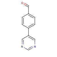 198084-12-7 4-(PYRIMIDIN-5-YL)BENZALDEHYDE chemical structure