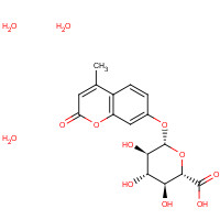 199329-67-4 4-METHYLUMBELLIFERYL-BETA-D-GLUCURONIDE TRIHYDRATE chemical structure